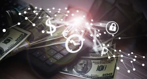 The work of a programmer and blogger on the Internet. Computer keyboard and.. Stock-Fotos