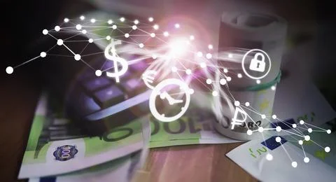 The work of a programmer and blogger on the Internet. Computer keyboard and.. 스톡 사진