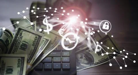 The work of a programmer and blogger on the Internet. Computer keyboard and.. Stock-Fotos