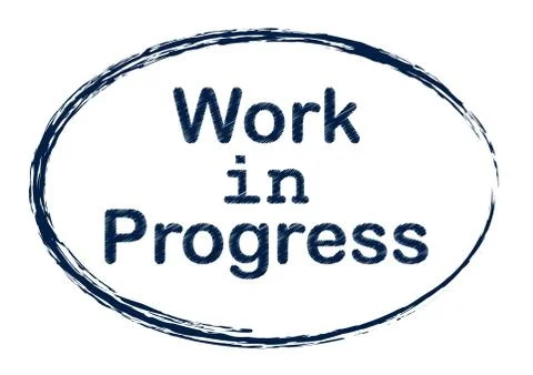 Work in progress Business concept Stock Illustration