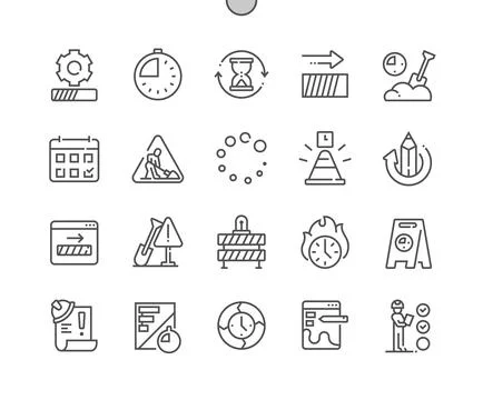 Work in progress. Coming soon. Loading process. Stock Illustration