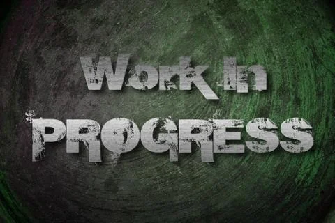 Work in progress concept イラスト素材
