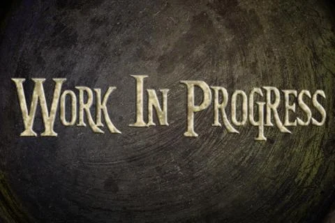 Work in progress concept 스톡 일러스트