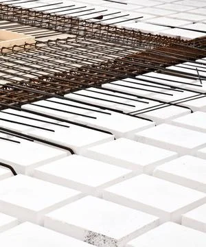 Work in progress: floor Technical detail of building operations: floor. Ma... Stock Photos