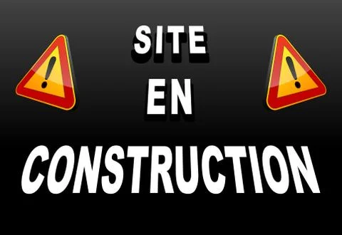 Work in progress (french) Illustrazione stock