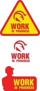 Work in progress Stock Illustration