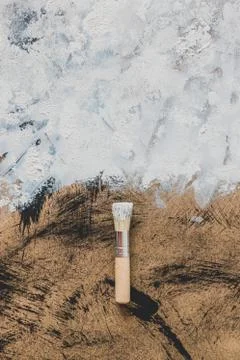 Work in progress on making an abstract textured painting or photography backd Stock Photos