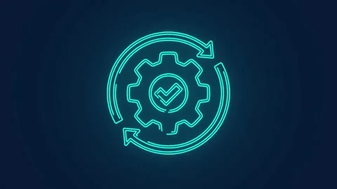 Work in progress mechanism gear animation Stock Footage 264960019