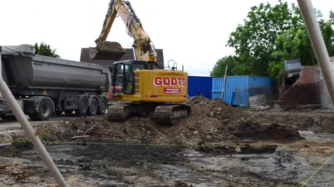 Work in progress. New residential project Stock Footage 200836002