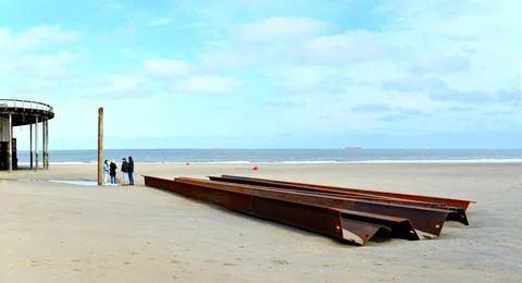 Work in progress: preparations install material necessity by Artes company. Stock Photos