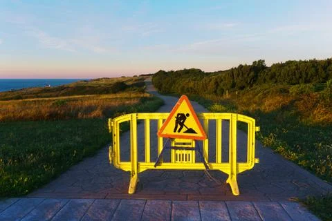 Work in progress sign Stock Photos