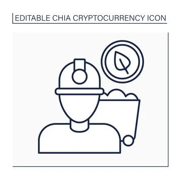 Work proof line icon Stock Illustration