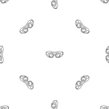Work protect glasses pattern seamless Stock Illustration