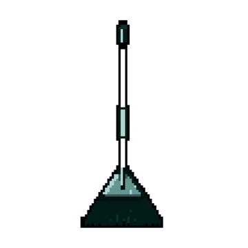 Work rake pixel art vector illustration Illustration