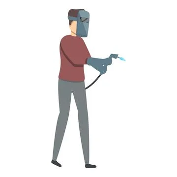 Work realization icon cartoon . Self confidence Stock Illustration