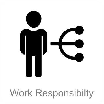 Work Responsibility Stock Illustration