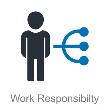 Work Responsibility Stock Illustration