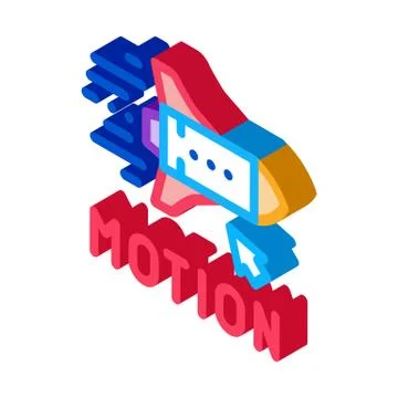 Work with rocket objects in action isometric icon vector illustration Stock Illustration