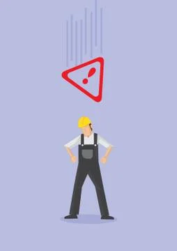 Work Safety Conceptual Vector Illustration Stock Illustration