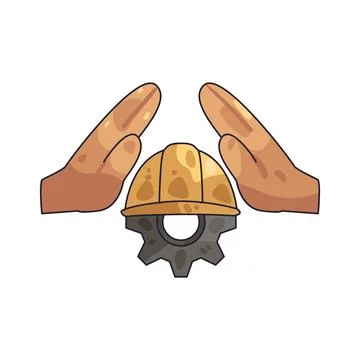 Work safety illustration イラスト素材
