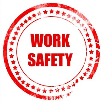 Work safety sign Stock Illustration