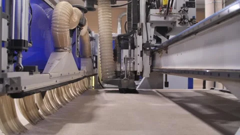 Work of the sawmill in close-up. Stock-Footage 240757523