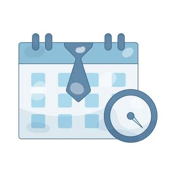 Work schedule Illustration