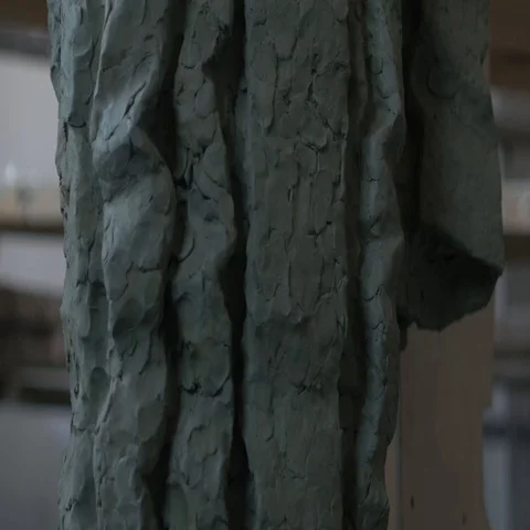 The work of the sculptor 库存影片 69517807