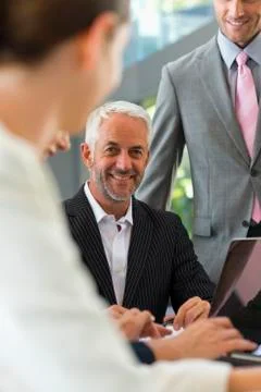 Work session Stock Photos