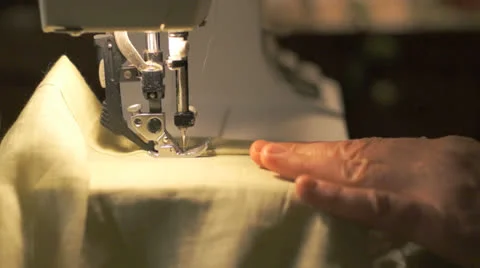 Work with sewing machine Stock Footage 22569646