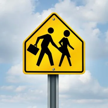 Work Sexual Harassment Stock-Illustration