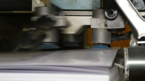 Work of sheet feeder Stockbeeldmateriaal 65318046