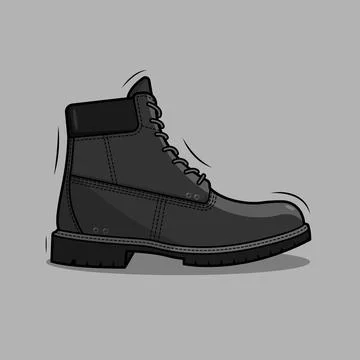Work Shoes Stock Illustration