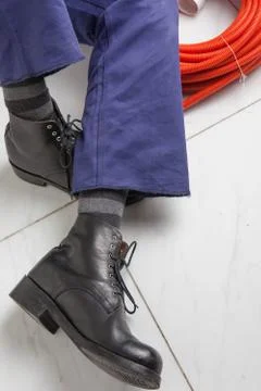 Work shoes Foto stock