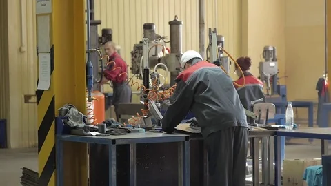 Work in the shop Video stock 74774015