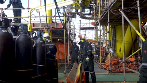 Work Site Activities. Stock Footage 157494378