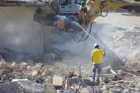 Work on site Stock Photos