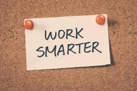 Work smarter Stock Photos