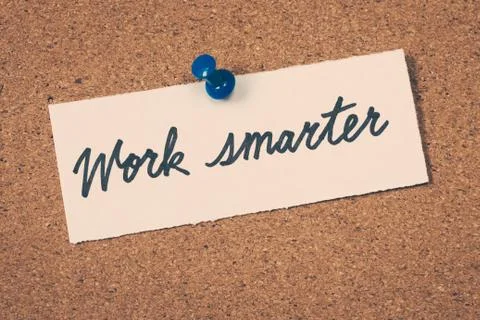 Work smarter Stock Photos
