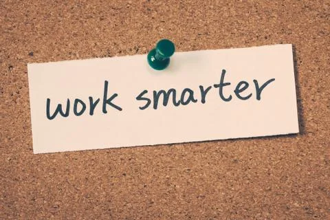Work smarter Stock Photos