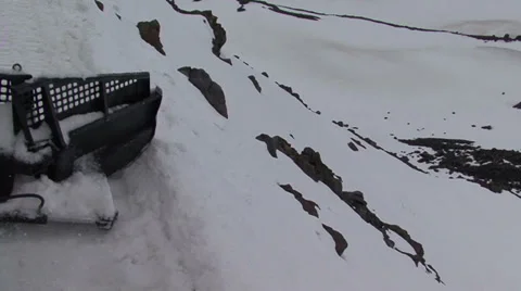 Work snowcat Stock Footage 39536743