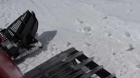 Work snowcat Stock Footage 39537223