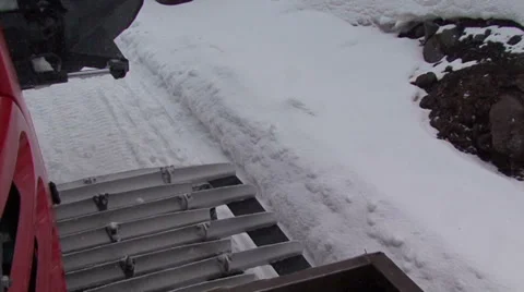 Work snowcat Stock Footage 39538604