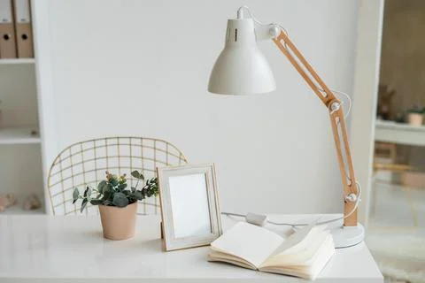 Work space comfortable, Modern workplace. Stock Photos