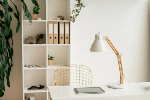 Work space comfortable, Modern workplace. Stock Photos