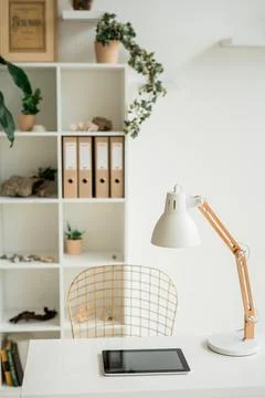 Work space comfortable, Modern workplace. Stock Photos