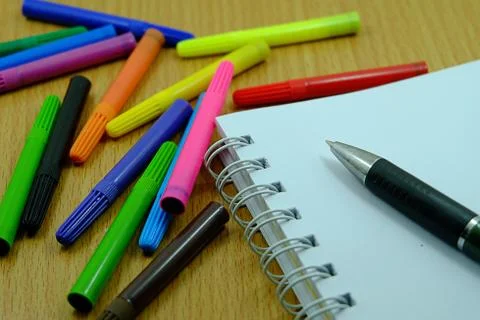 Work space desktop Stock Photos