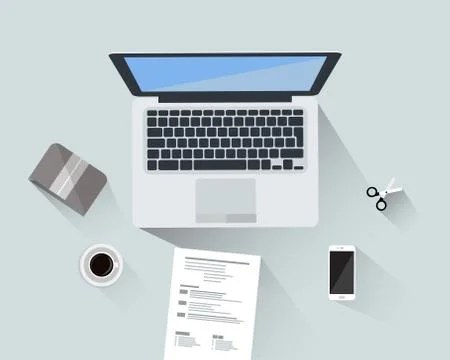 Work space Stock Illustration