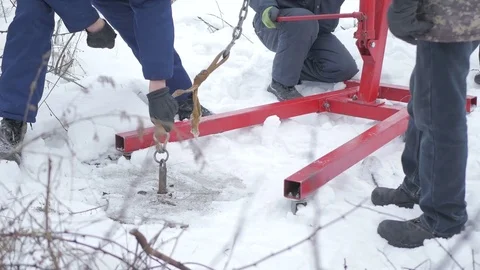 The work of special services Stock Footage 74125213