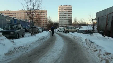 Work is on the street Stock Footage 21030154